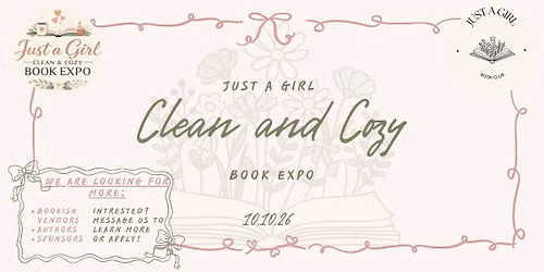 Just a Girl Clean and Cozy Book Expo