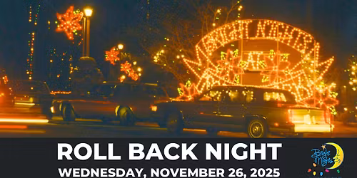Roll Back Night - $6 per car