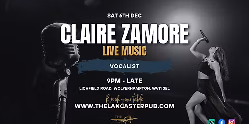 Live Singer - Claire Zamore
