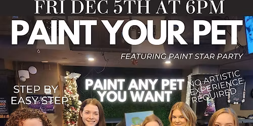 A PAINT YOUR PET NIGHT in Chilliwack