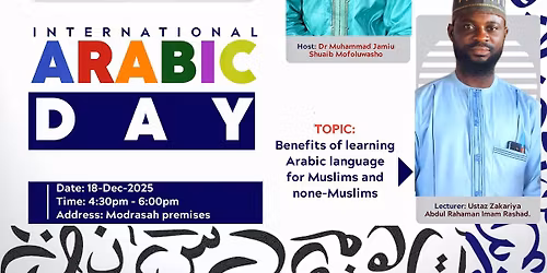 International day for Arabic Language
