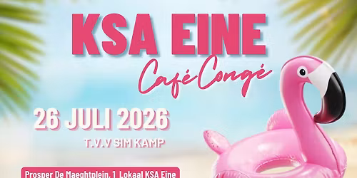 Caf\u00e9 Cong\u00e9 \u2013 Zomerbar van KSA Eine \u2600\ufe0f