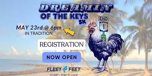 Fleet Feet 6th Annual Dreamin' of the Keys 5k