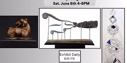 Stepping in Spaces, Sculpture Show Opening