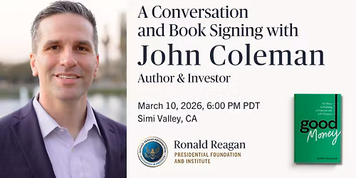 Conversation and Book Signing with John Coleman