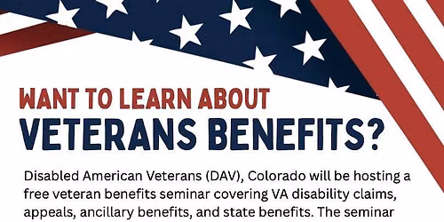 DAV Colorado - Veterans Benefits Seminar at Launch Pad Brewery (Aurora)