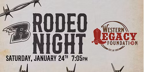 RODEO NIGHT: Rapid City Rush vs Utah Grizzlies