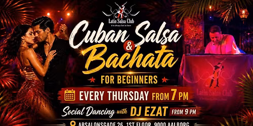 Cuban Salsa & Bachata for beginners & Social Dancing