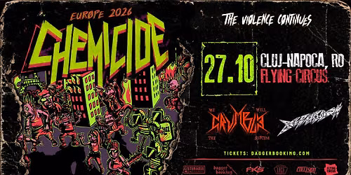 Chemicide (CR) | Crumble (RO) | Beermageddon (RO) live @ Flying Circus, Cluj-Napoca