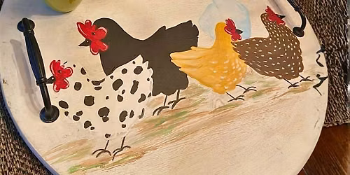 Cluck, Cluck, Goose! Serving Tray