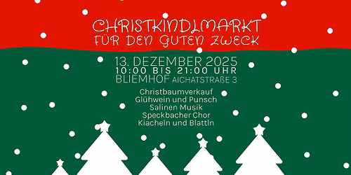 Christkindlmarkt f\u00fcr den guten Zweck