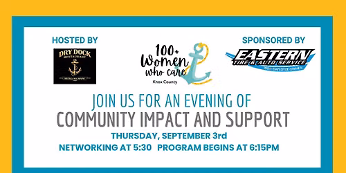 100+ Women Who Care Knox County Meeting