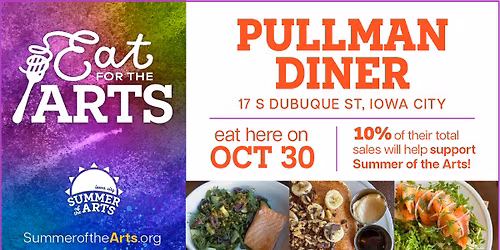 Eat for the Arts at Pullman Bar & Diner