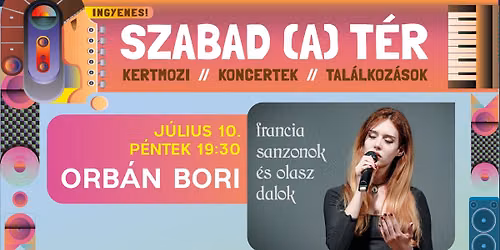 Orb\u00e1n Bori, francia sanzonok \u00e9s olasz dalok
