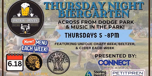 Patios N' Pints - Brew Detroit \/ Black Calder Brewing