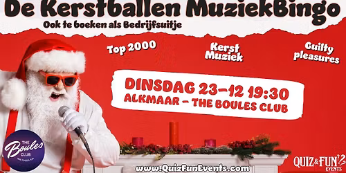 De Kerstballen Muziekbingo | Alkmaar (sold out)