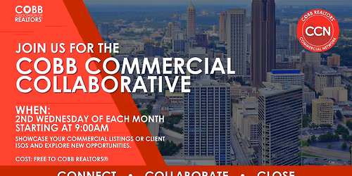 Cobb Commercial Collaborative | Commercial REALTOR\u00ae Networking Event