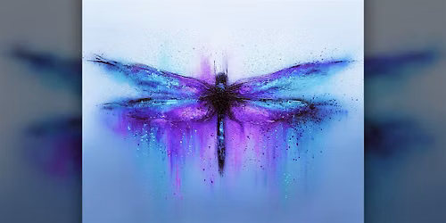 Dragonfly!  - Paint Along (& NA Sip)