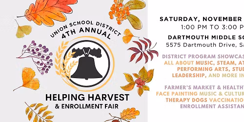 USD 4th Annual Helping Harvest & Enrollment Fair