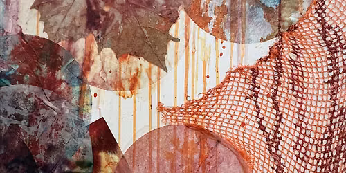 Funky Layers: A Mixed Media Paint & Sip