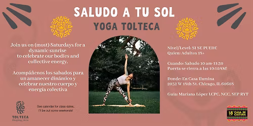 Yoga Tolteca: Saludo a tu sol