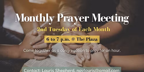 Monthly Prayer Meeting