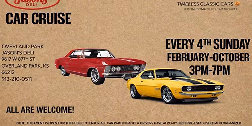 Car Cruise at Jason\u2019s Deli