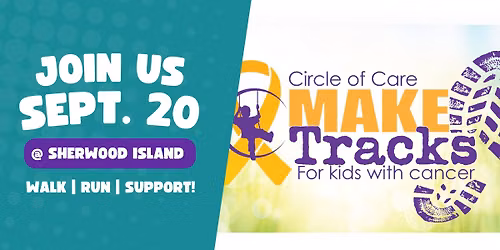 Make Tracks Walk & 5K Run for kids with cancer