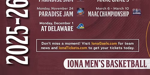 Iona Gaels vs. Bryant Bulldogs