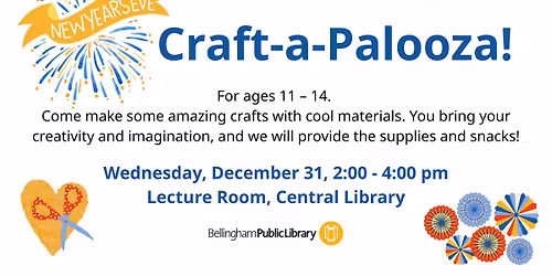 New Years Eve Craft-a-Palooza!