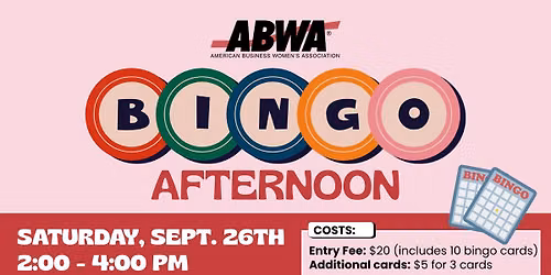 ABWA Bingo Afternoon 2026
