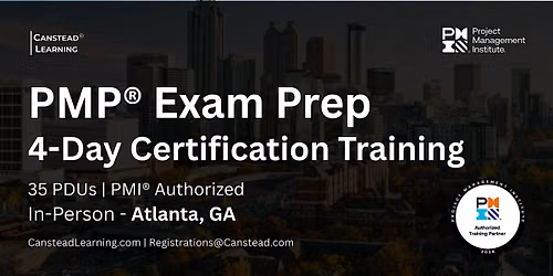 PMP\u00ae Exam Prep \u2013 4-Day Certification Training (Atlanta)