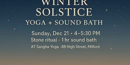 Winter Solstice Yoga + Handpan Sound Bath