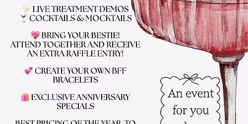 10 year anniversary party + BRING YOUR BESTIE!
