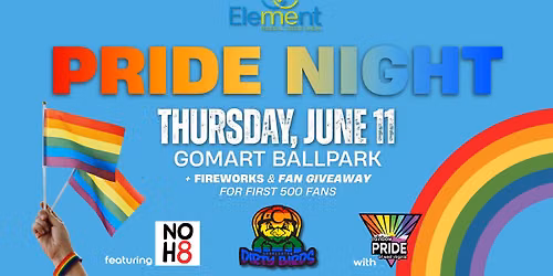 Pride Night w Charleston Dirty Birds