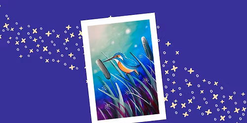 Grown Up Paint Along - Kingfisher