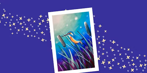 Grown Up Paint Along - Kingfisher