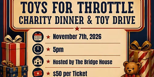 Toys for Throttle Charity Dinner and Toy Drive