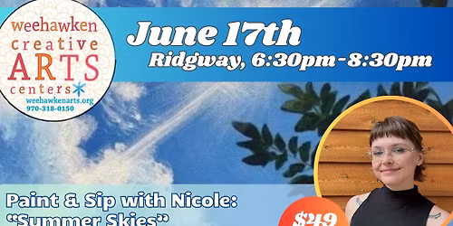 Paint & Sip with Nicole: "Summer Skies"
