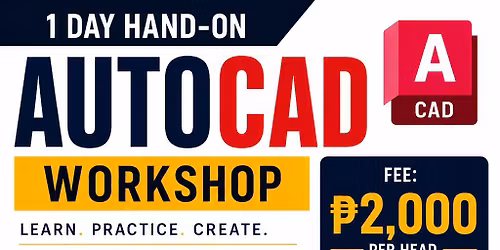 \ud83d\ude80 1 DAY HANDS-ON AUTOCAD WORKSHOP