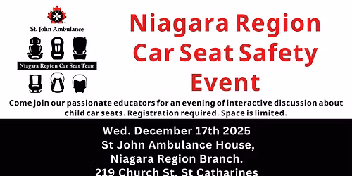 December 2025 Car Seat Safety Event