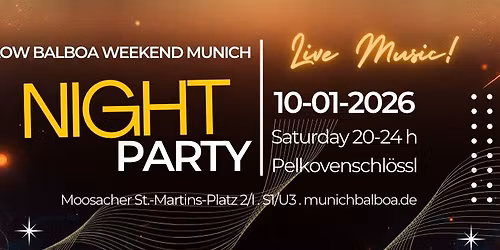 Balboa Night @ Slow Balboa Weekend Munich