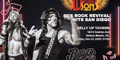 Wayward Sons at the Belly Up Tavern, San Diego