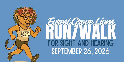 Forest Grove Lions Run\/Walk for Sight and Hearing