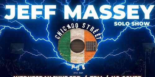 Jeff Massey (Steepwater Band) Solo Show at Chicago Street Pub 