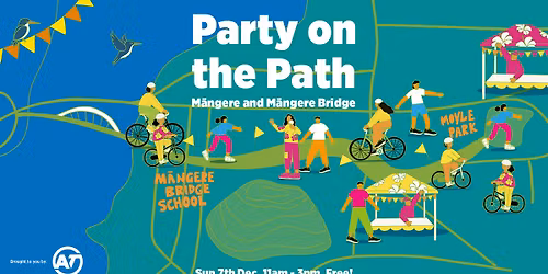 Party On The Path - M\u0101ngere & M\u0101ngere Bridge