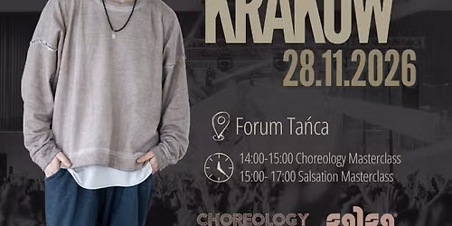 Choreology & Salsation Masterclass | SEI DAMIAN JAB\u0141O\u0143SKI | 28.11.2026 KRAK\u00d3W