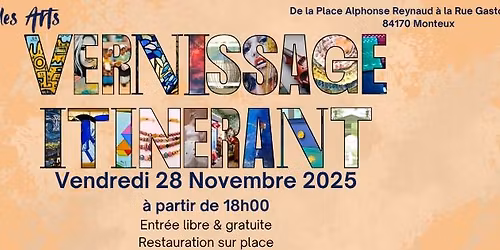 Vernissage itin\u00e9rant de la Travers\u00e9e des Arts