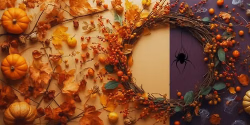Atelier d'art floral adulte - couronne d'automne ou d'Halloween