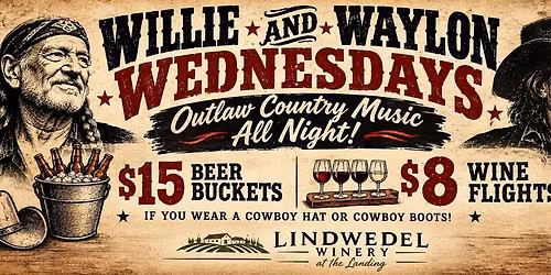 Willie and Waylon Wednesday - Outlaw Country Music Night!